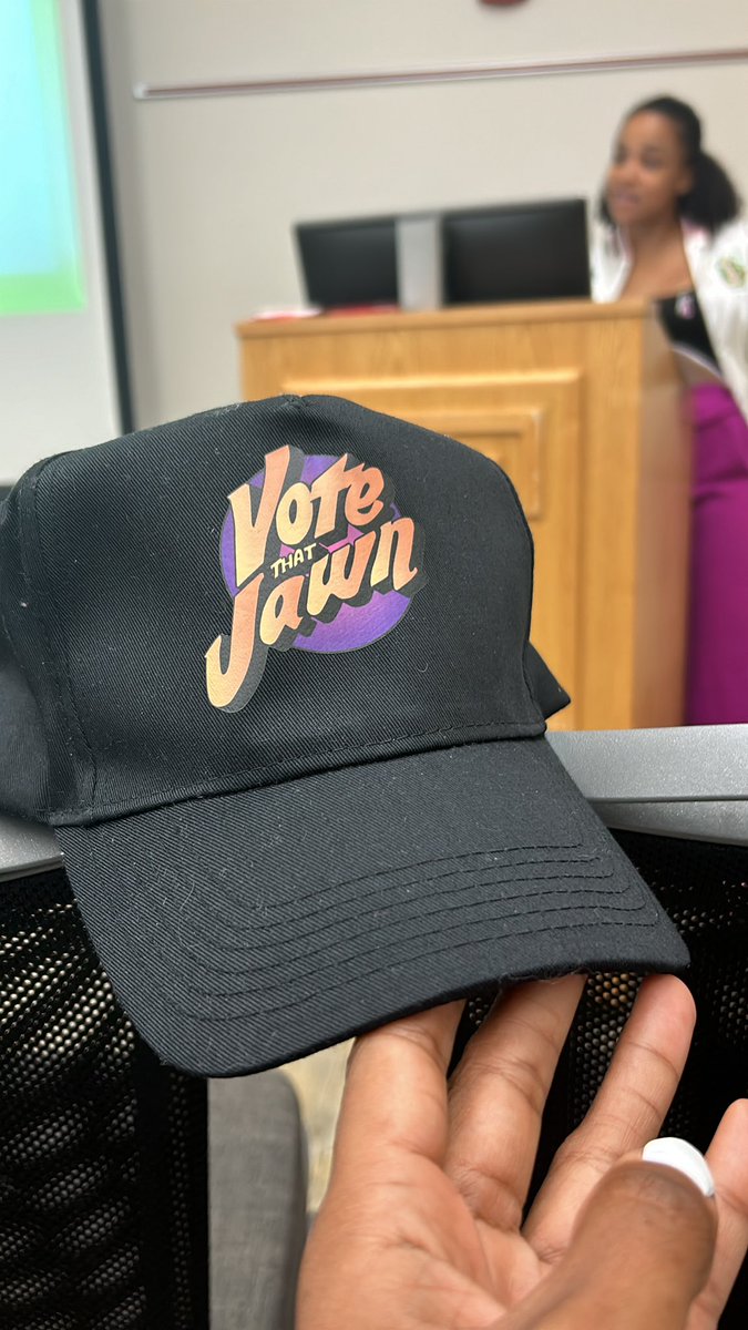 “I’ve been going to the same polling place for 30 years, but it’s important to still have your ID when you go to vote.” <a href="/AKOmega1928/">AKA|AlphaKappaOmega</a> #VoteThatJawn