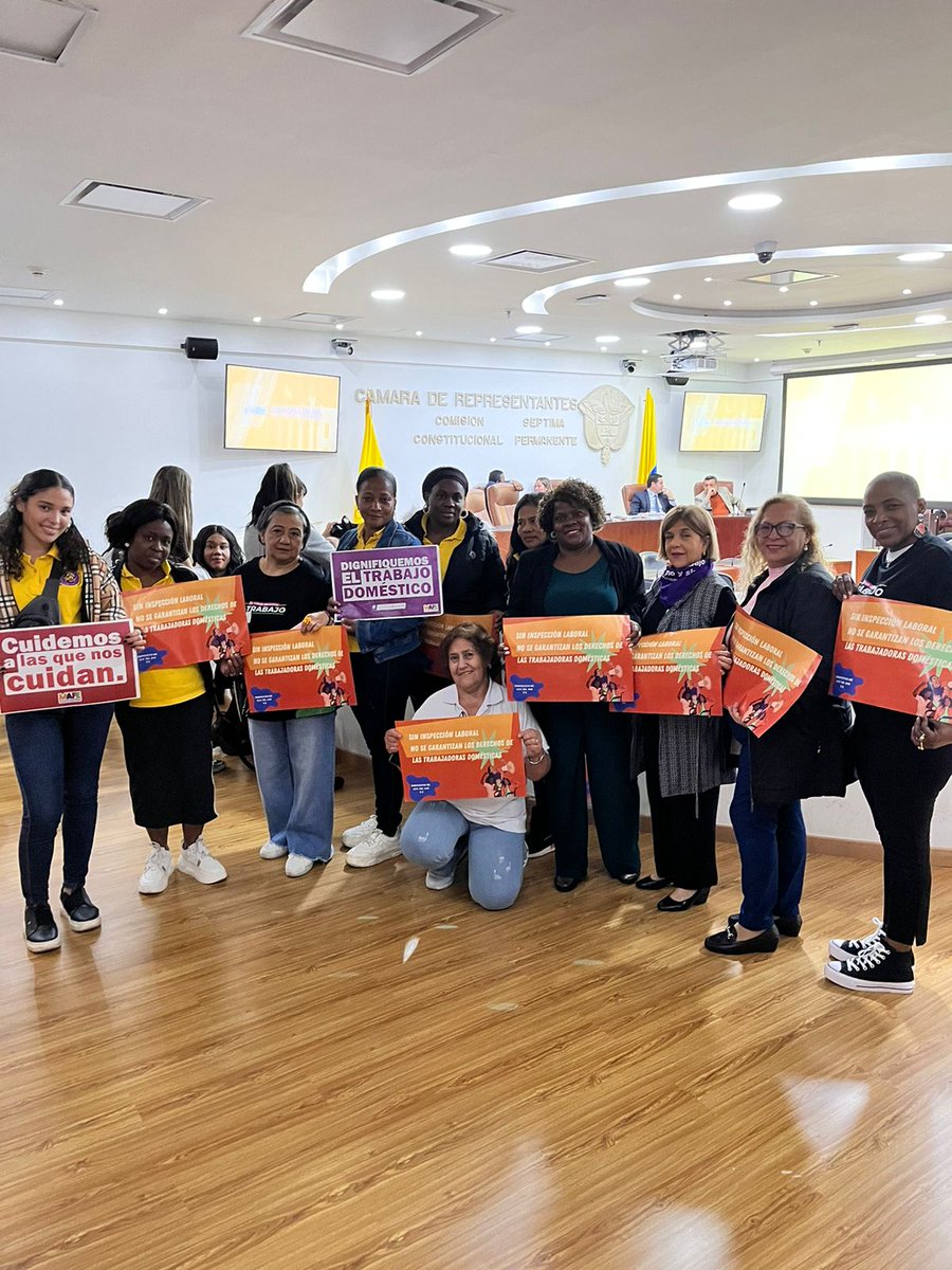 🟣 Inicia el primer debate para que la #InspecciónLaboralYa sea una realidad en el #TrabajoDoméstico 🧤👩🏾‍🦱🧑‍🦱

Sigue todo el desarrollo del debate en este 🧵