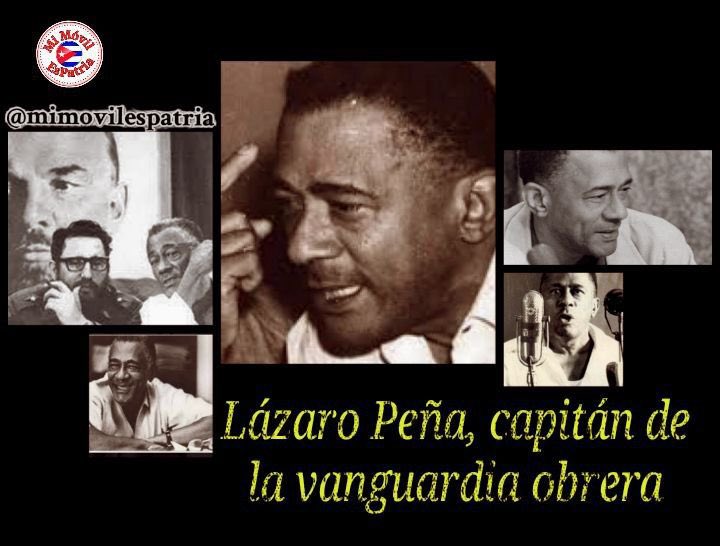 Después del triunfo revolucionario Lázaro Peña desarrolló una intensa actividad al frente de los trabajadores cubanos, labor que realizó hasta su muerte en 1974. Ha sido considerado como el 'Capitán de la clase obrera. #CubaViveEnSuHistoria #DPSGranma