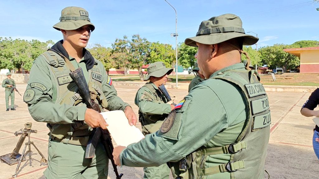 #EnFotos📸|| Recepción de la URRA de Combate 'Zulia' en el Marco de la Operación 'Autana 2024'.