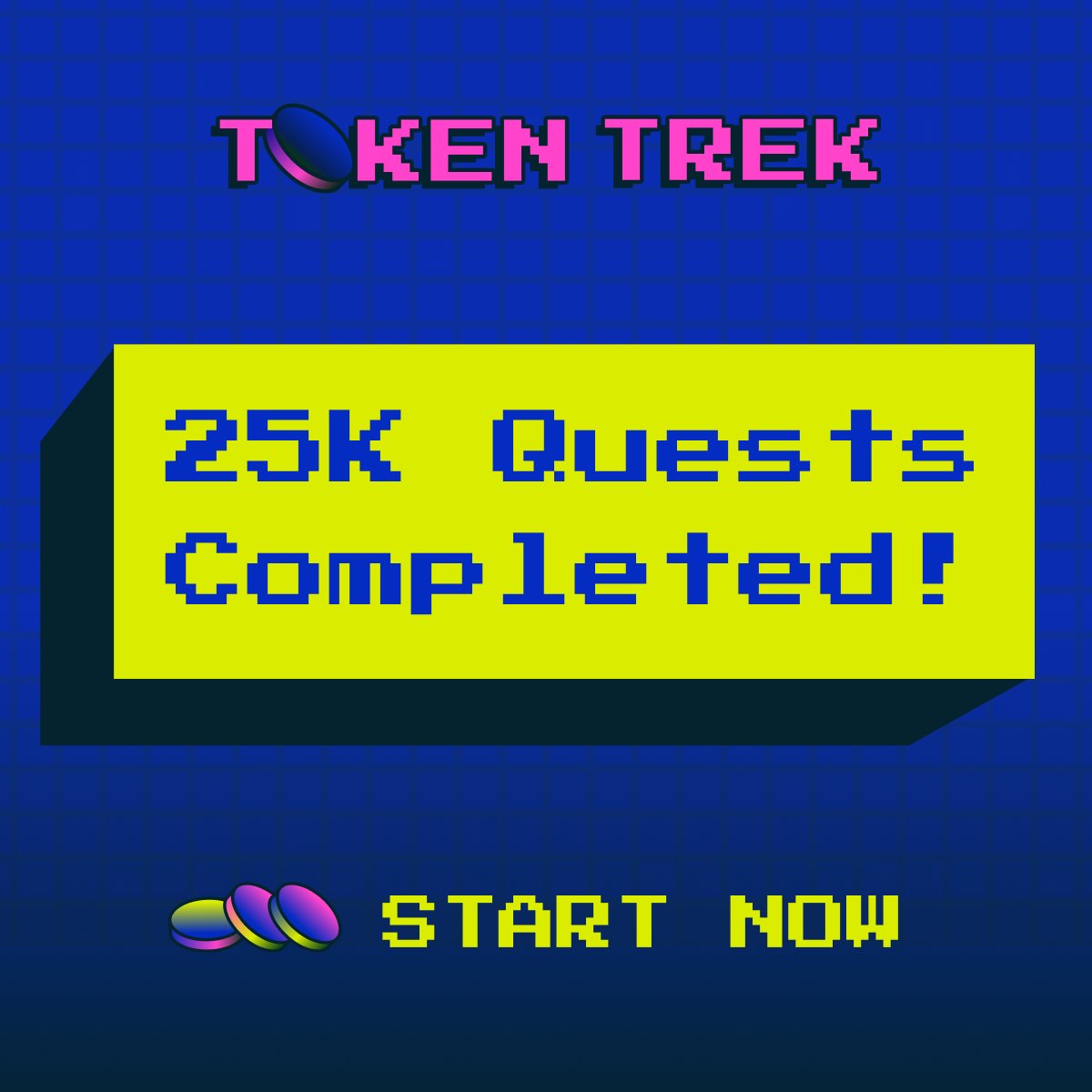 🌐 Ecosystem Success 🌐 In less than a week since its launch, TokenTrek has over 10,000 registered users and 25,000 completed quests! Get started now: tokentrek.io