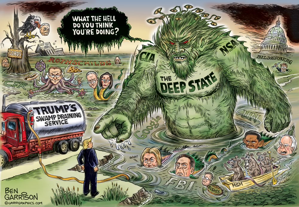 It’s hilarious how anti-Trumpers have convinced themselves that Trump is part of the Swamp. The same people who initially claimed the Swamp did not exist, are now experts on how to drain it. Meanwhile, the Swamp spent the last 8 years dedicating all assets to stopping Trump. If