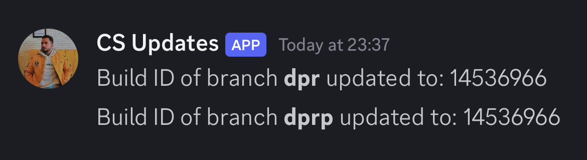 dpr and dprp branches just got updated.