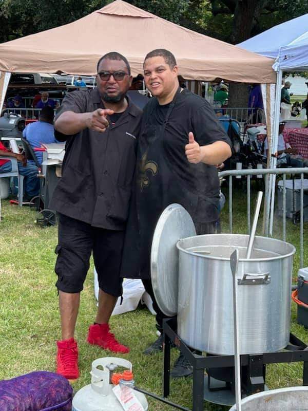 You're looking at the winners of the annual District C Crawfish Cookoff! NOPD Third District took home the prize this past weekend, beating Eighth District...🫢🤫 Thank you, Freddie King III, for inviting us to such a fun and tasty community-building event! 💙🦞#StrongerTogether