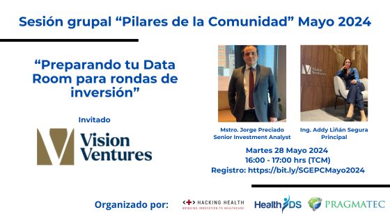 healthids's tweet photo. Sesión grupal con expertos “Pilares de la Comunidad” Mayo 2024 https://t.co/3eaBBjYP8S 

Síguenos en la Comunidad "No se construyo en un día" - https://t.co/avP3SGHYRc

#DataRoom #NSC1D #VisionVentures #HackingHealth #HHMonterrey #HealthIDS #Pragmatec #Mexico #LATAM https://t.co/ePJbbmnqod