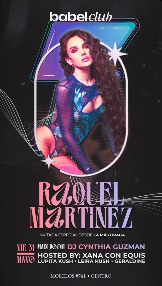 Este viernes #Guadalajara #Gdl <a href="/Ramartinactriz/">Mami Ra</a>