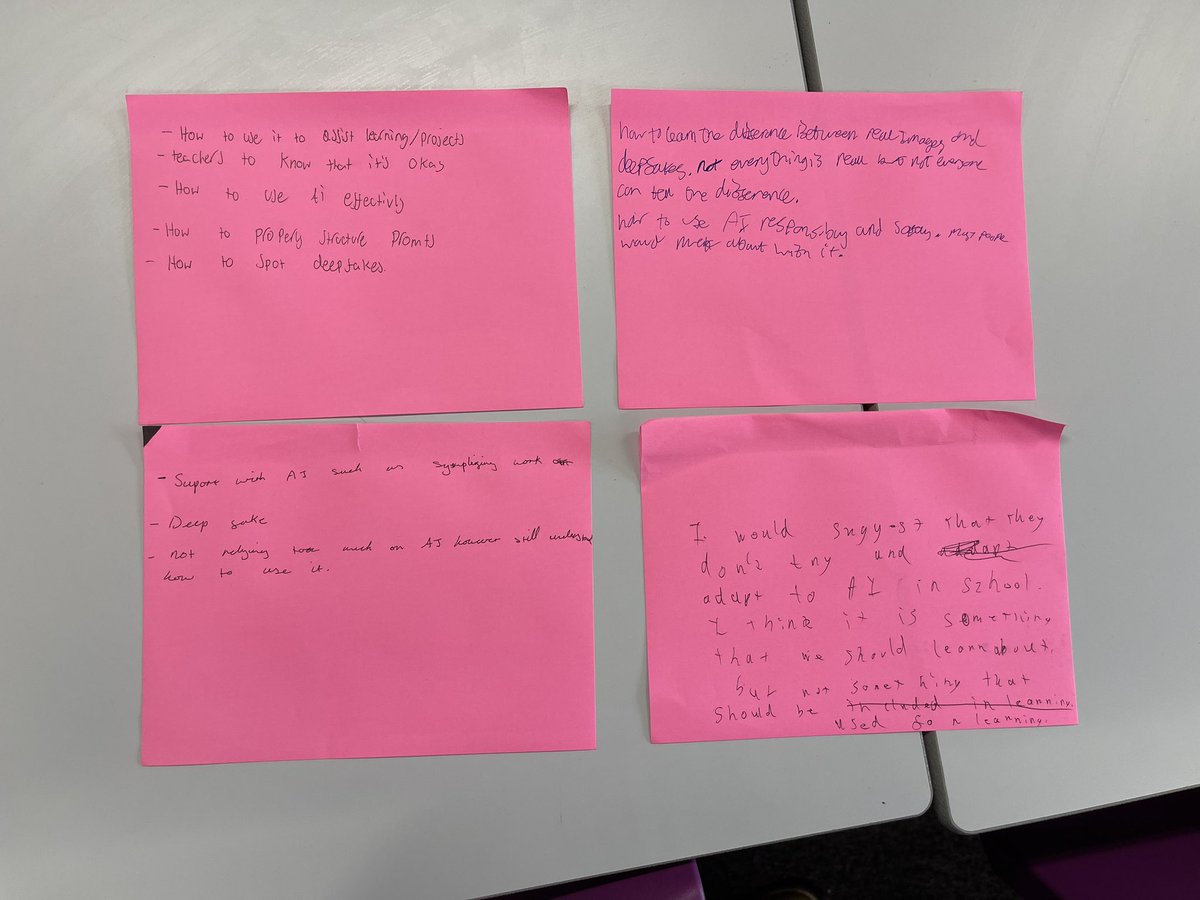 Fantastic workshop with our <a href="/harrisacdundee/">Harris Academy</a> digital leaders today. Talked a lot about AI and how it can be used to positively shape education! Our young people were a credit to the school! 🤘🏻🤘🏻 <a href="/DundeeLearning/">#DundeeLearning</a>
