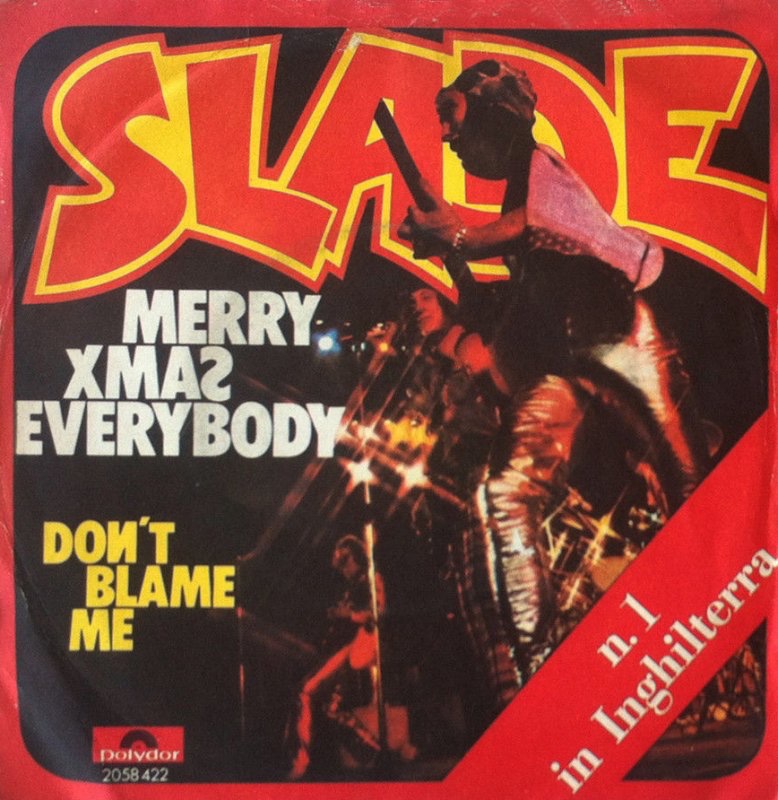 1973 - Slade made chart history by going straight in at number-one an unprecedented three times with 'Cum On Feel The Noize', 'Skweeze Me, Pleeze Me', and 'Merry Xmas Everybody'.@SladeBand @PowellFlames @band_powell #Slade @jimleamusic @SladeNews #NoddyHolder