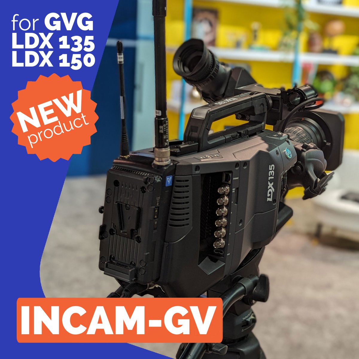 Vislink presents the INCAM-GV transmitters tailored for Grass Valley LDX 135 RF and LDX 150 RF cameras. Enjoy the freedom of cable-free studio camera operation with this innovative solution.

hubs.ly/Q02yRzsB0
#TheVislinkDifference #GVG #GrassValley #WirelessCamera