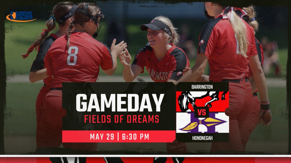IHSA SECTIONAL SEMIFINAL!
🆚 Hononegah
📍 @ Fields of Dreams
🕛 6:30 PM CT
📺Live Stream Link - youtube.com/@perrypeterson……………………………………… 
🎟️gofan.co/event/1521196?…
$7 pre purchase, $8 at the gate
Photo Courtesy of @FilliesPhotos
🥎💯❤️🖤💪🏻🥎
@BHS22