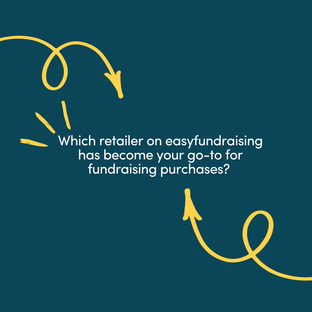 Which retailer on easyfundraising has become your go-to for fundraising purchases? Share your favourite find! 👛