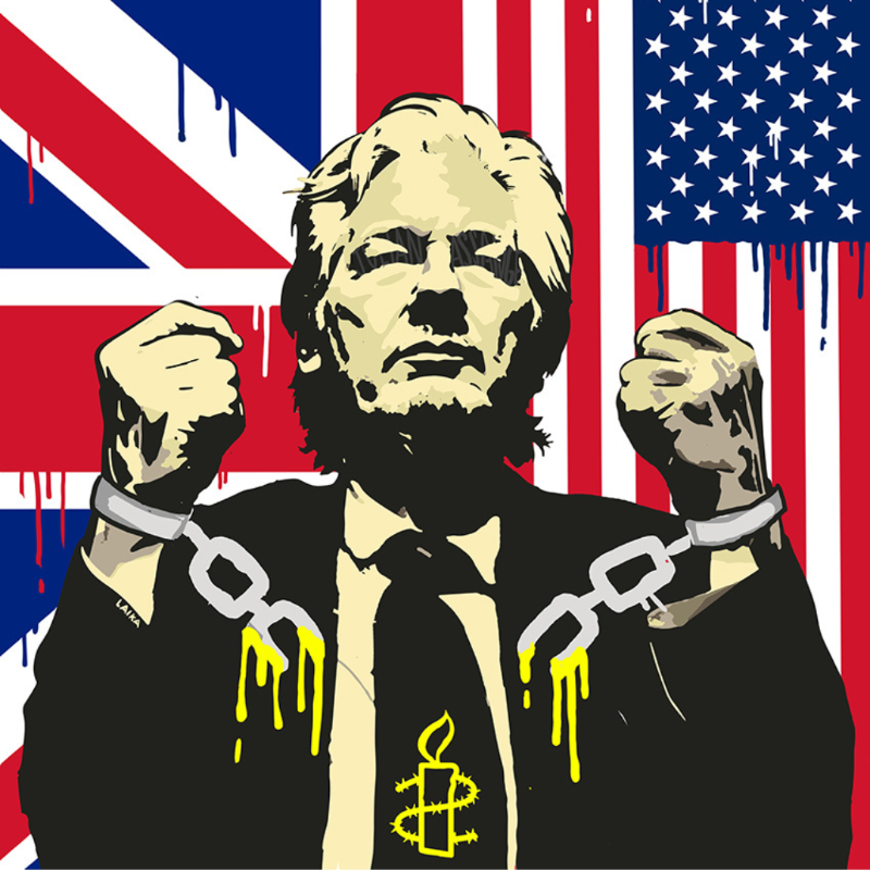 amnestyitalia's tweet photo. 🔴​ Ancora trattenuto.

Julian Assange è attualmente detenuto nel Regno Unito, in attesa dell'estradizione in Usa, dove rischia maltrattamenti e torture solo per aver denunciato crimini di guerra.

Chiedi insieme a noi di annullare tutte le accuse subito.