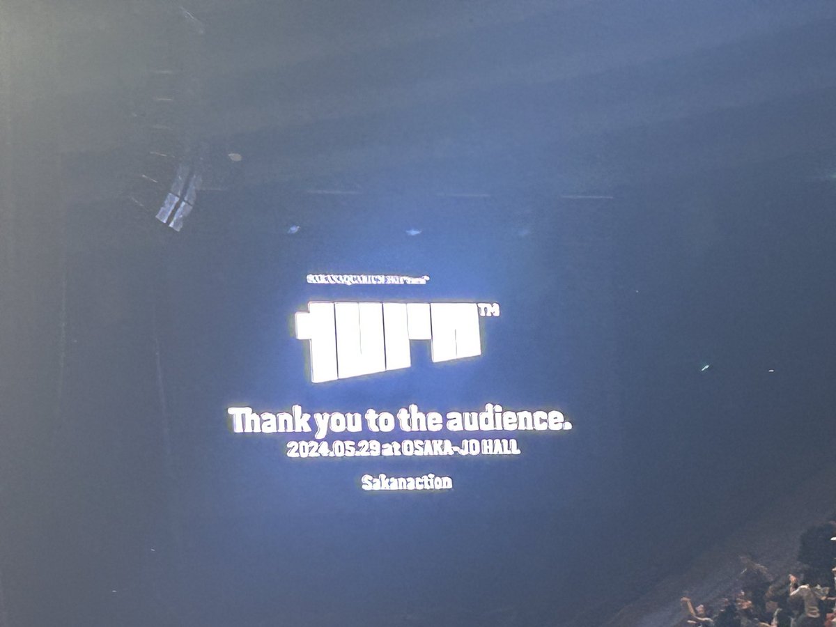 thisis_first's tweet image. オオサカナクション、もう言葉では表せる語彙力なんてない
良かった！凄かった！踊ってはしゃいだ！余韻も凄い！
サカナクションの皆様の、待っててくれてありがとう、という気持ちが伝わるセトリで泣けました
#オオサカナクション
#サカナクション 
#sakanaquarium2024turn
#サカナクション完全復活