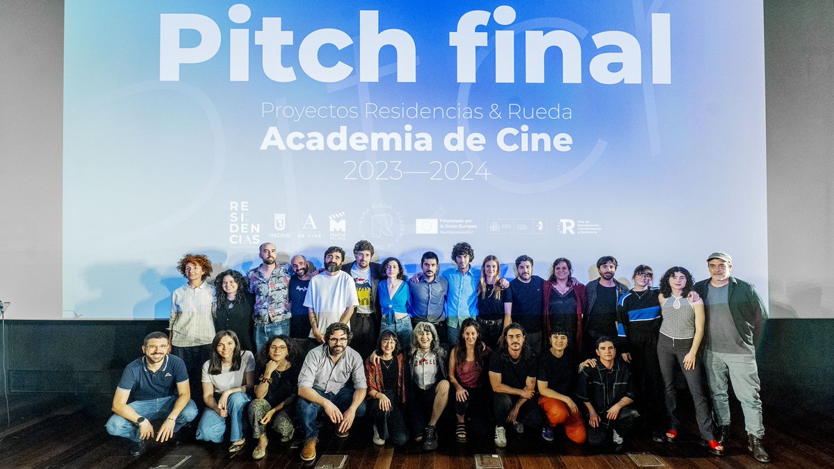 Academiadecine's tweet photo. Residencias y Rueda Academia de Cine 2023-2024 celebran su pitch final.
https://t.co/6AS0leJ3ue https://t.co/me4o6o3cOe