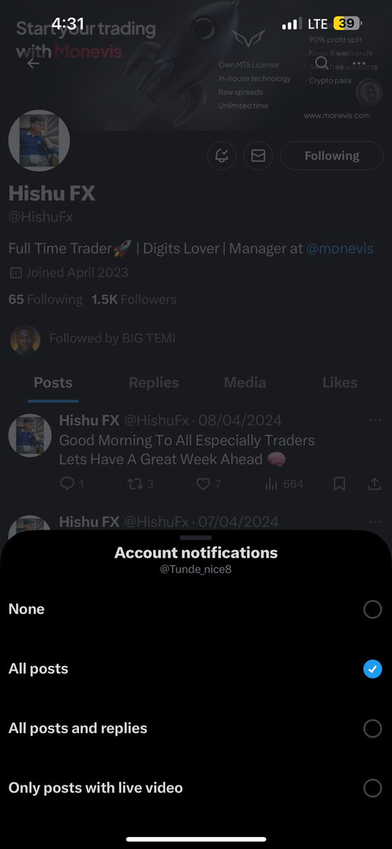 Tunde_nice8's tweet photo. @Goldekong @HishuFx @JustBoredApe 

Done 🙏 https://t.co/PEV3u1EnVm