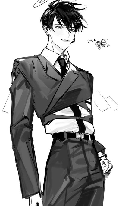 「1boy suit」 illustration images(Latest)