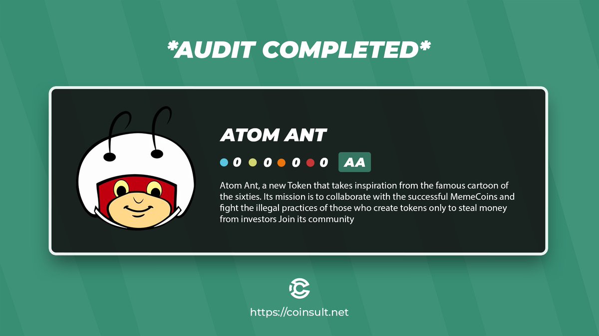 Coinsult - Audits & Development tweet media
