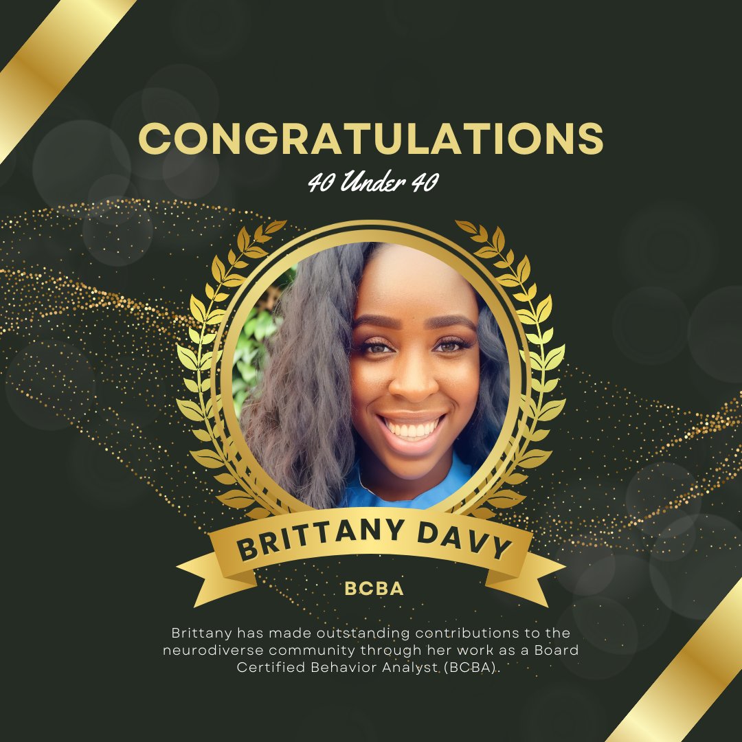 🎉 A huge congratulations to Brittany Davy, BCBA from Anchor Rehabilitations, for winning the prestigious Niagara 40u40 award! 🏆 

#Congratulations #BrittanyDavy #AnchorRehabilitations #Niagara40u40 #Neurodiversity #BCBA #AwardWinner #Leadership #Inspiration #CelebrateSuccess