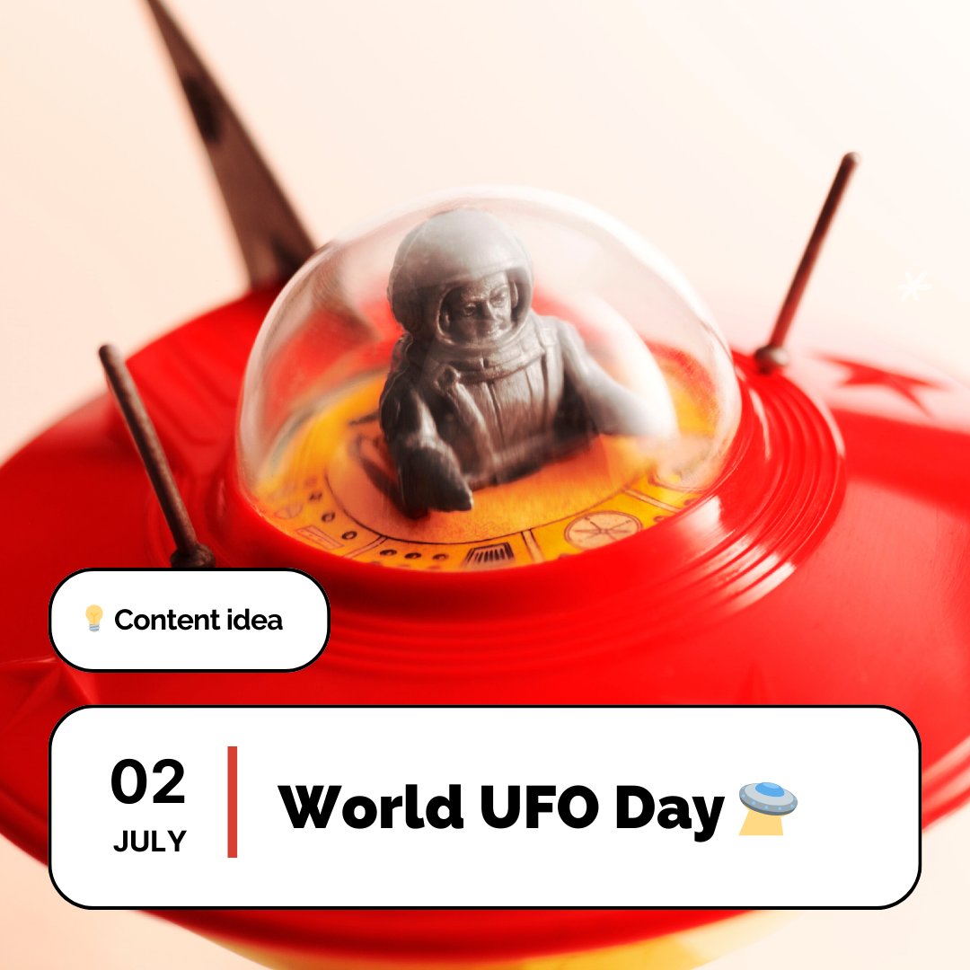 Ready to take your social media to another galaxy? 🌌 With #WorldUFODay zooming in on 2nd July, we've got a few fun, engaging post ideas for you. 1️⃣ Request some customer UFO stories 2️⃣ Share a special offer 3️⃣ Engage customers with a 👽 giveaway 👉 maybetech.com/blog/60-fresh-…