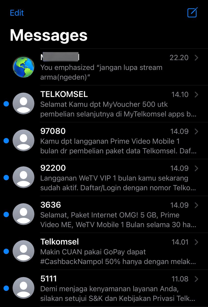 skipberat's tweet image. "Temenan dongg di iMessage!!!"

The isi iMessage gw: