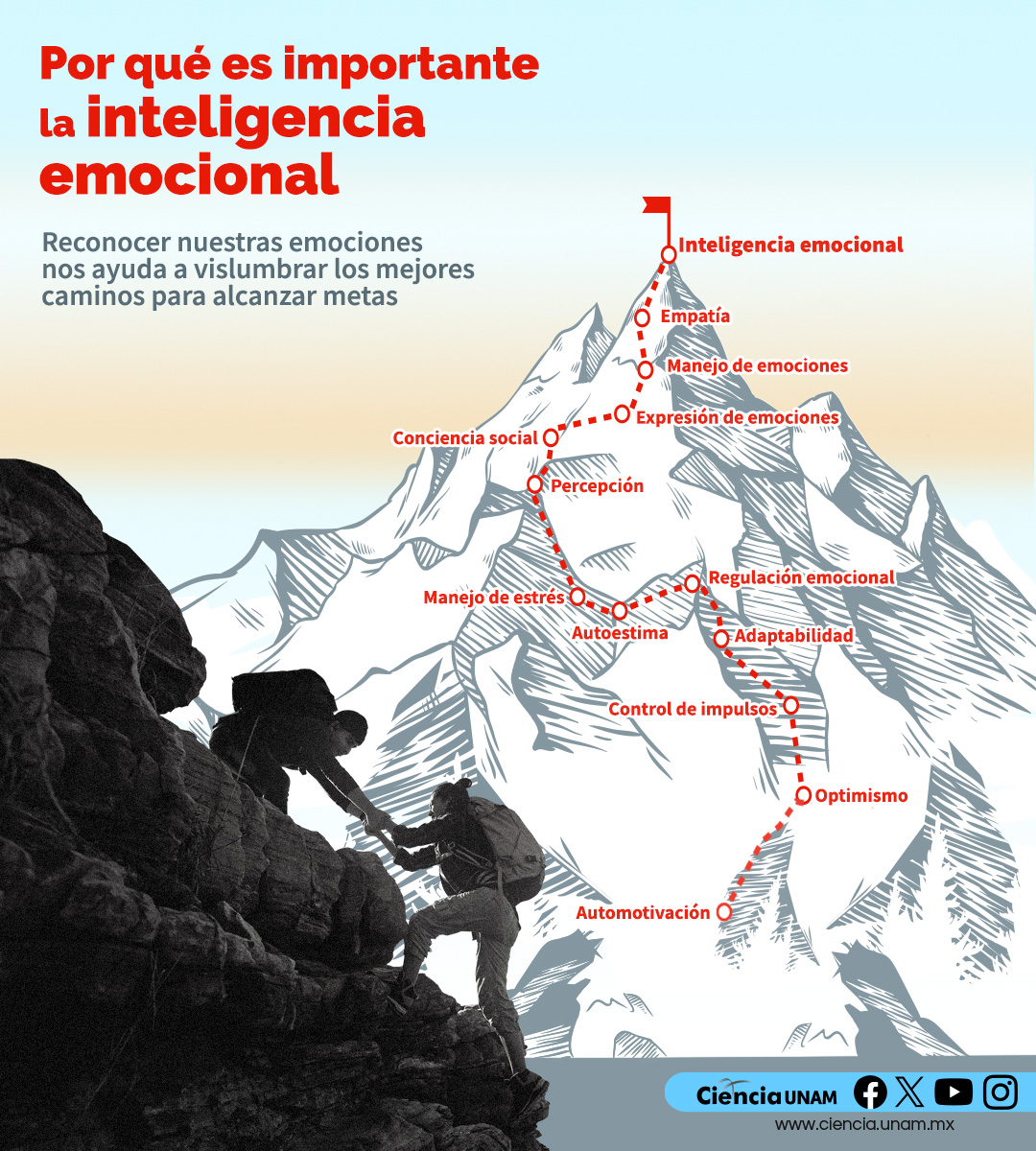 #Salud | ¿Qué hace que una persona se adapte mejor a situaciones de la vida diaria? ¿Por qué algunos se reponen más rápido del estrés, regulan sus emociones y logran una meta? ¿Cómo alguien logra vivir con mayor optimismo?
 #InteligenciaEmocional: bit.ly/3wUvaCo