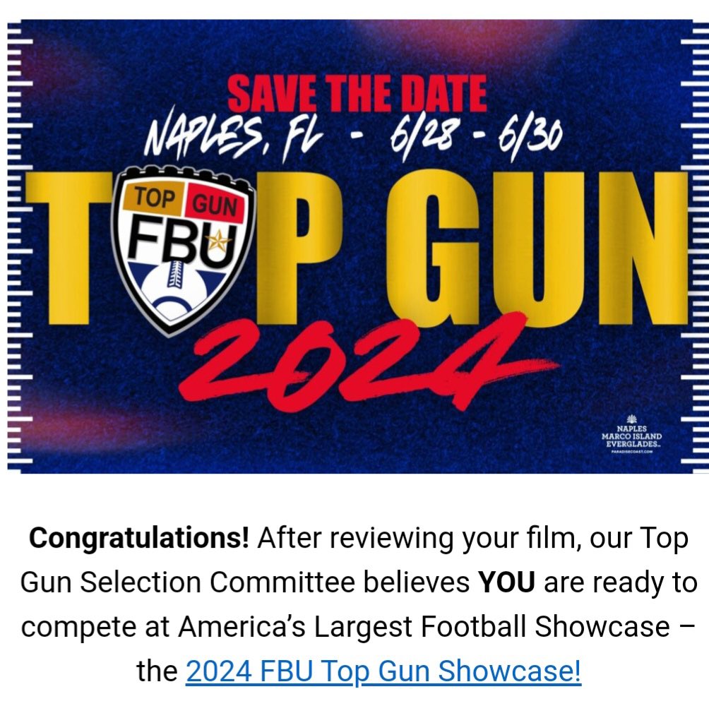 Jayden "ππ¦ππππ£πππ¦π₯" Johnson (@jaydend_johnson) on Twitter photo Thanks Coach Bove & Top Gun Selection Committee for believing in me. Being eligible to compete at Americaβs Largest π Showcase is an Honor. #ForeverGreatful #VADawgsMatter
<a href="/CoachConard/">Coach C (Conard)</a> <a href="/Coach_Gaither/">Keith Gaither</a> <a href="/CoachChadScott/">Chad Scott</a> <a href="/CoachEBrooks/">Elijah Brooks</a> <a href="/CoachVenables/">Brent Venables</a> <a href="/CoachSpalding_/">Devon Spalding</a>
<a href="/CoachLPorter/">Larry Porter</a> Thanks Coach Bove & Top Gun Selection Committee for believing in me. Being eligible to compete at Americaβs Largest π Showcase is an Honor. #ForeverGreatful #VADawgsMatter
<a href="/CoachConard/">Coach C (Conard)</a> <a href="/Coach_Gaither/">Keith Gaither</a> <a href="/CoachChadScott/">Chad Scott</a> <a href="/CoachEBrooks/">Elijah Brooks</a> <a href="/CoachVenables/">Brent Venables</a> <a href="/CoachSpalding_/">Devon Spalding</a>
<a href="/CoachLPorter/">Larry Porter</a>