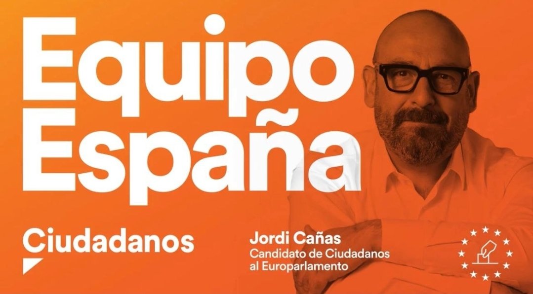 🙋🏻‍♂️👉 Este #9J en las #EleccionesEuropeas cada voto 🗳📩 cuenta
🟧✅️ Si estás harto de que PSOE y PP conviertan la política europea en un continuo #YtúMás y de las propuestas extremistas a uno y otro lado, dale tu voto al #EquipoEspaña de <a href="/CiudadanosCs/">Ciudadanos 🇪🇸🇪🇺</a> con <a href="/jordi_canyas/">Jordi Cañas</a> 🍊🇪🇦🇪🇺