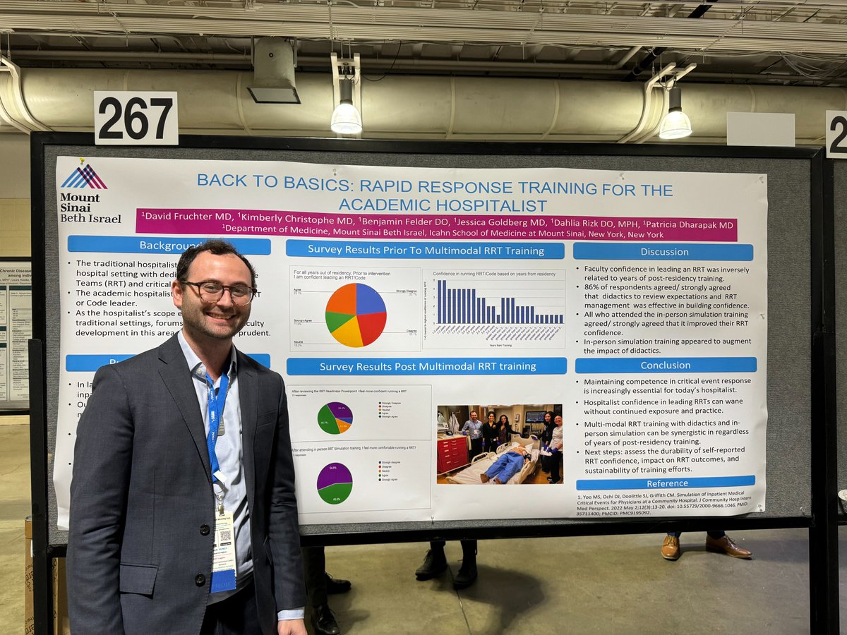 Proud of all of our residents and faculty who presented their work at #SGIM2024 ! @SocietyGIM @DOMSinaiNYC