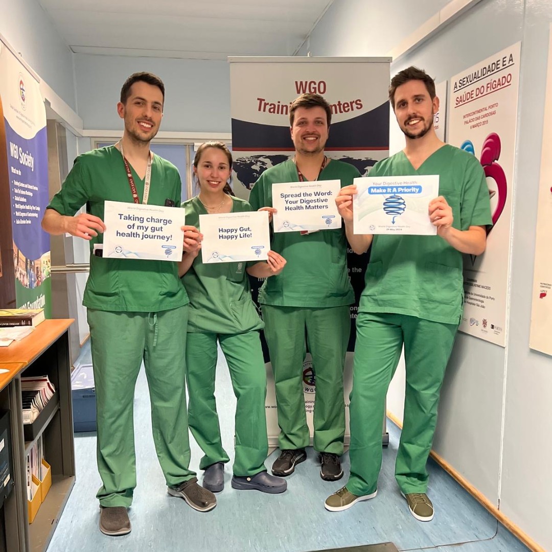 Profs. Guilherme Macedo and Susana Lopes from Portugal, along with their colleagues, know how to make their digestive health a priority! The #WDHD2024 campaign is about putting you and your gut health first! For more information visit wdhd.worldgastroenterology.org. #YourDigestiveHealth