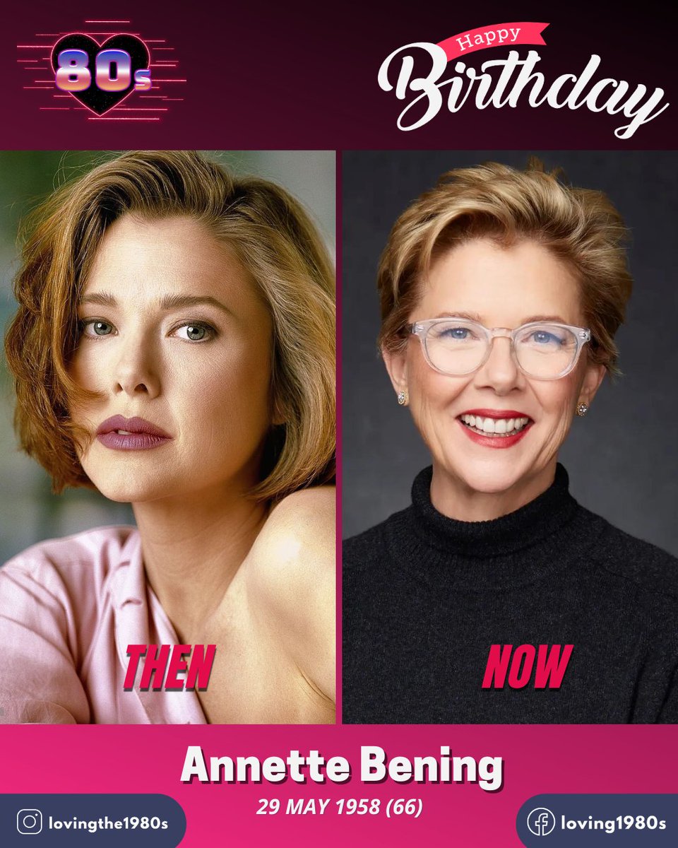 Happy Birthday to Annette Bening, who turns 66 today!📷 #Lovingthe80s #80sNostalgia #AnnetteBening