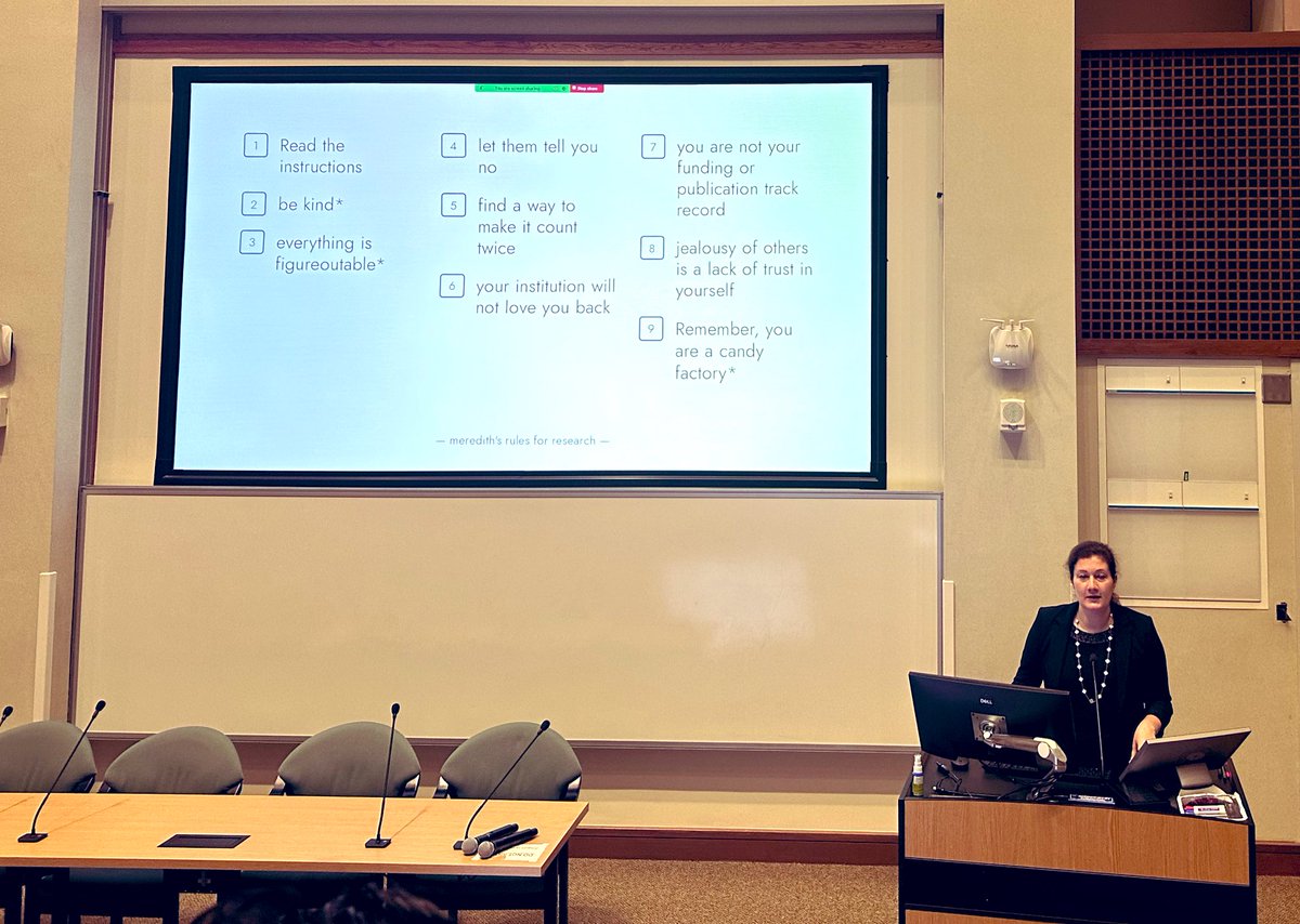 A phenomenal grand rounds presentation by <a href="/MeredithAdamsMD/">Dr. Meredith C. B. Adams</a> at <a href="/UVaAnesthesia/">UVA Anesthesiology</a> this morning on a career in research, using AI and connecting the existing dots