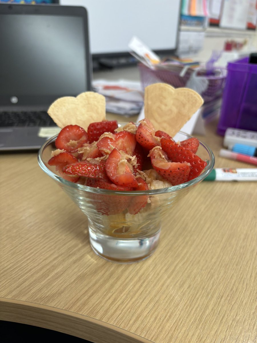 MissTaylorDPS's tweet photo. But a tasty treat when it was finished! 
P6 then wrote instructions for creating their own desserts https://t.co/NmFtL1QBTG