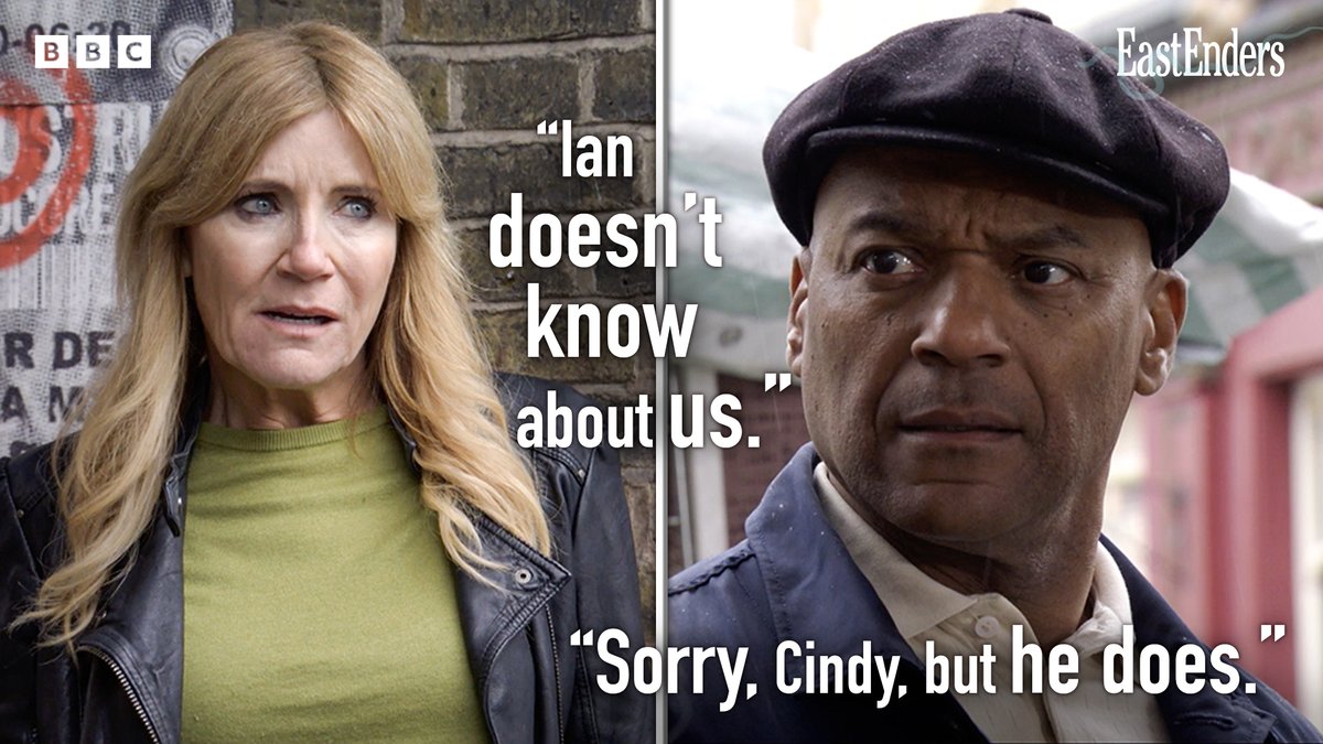 Ian knows, but why hasn’t he told Cindy? #EastEnders