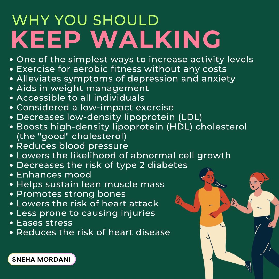 Here’s a super easy way to stay fit & support your spine? Try regular #walking Why is it a fantastic activity? ➡️Simple & Accessible: No special equipment needed, just step outside and start moving. ➡️Boosts Muscle Strength: Walking enhances muscle strength, giving you better