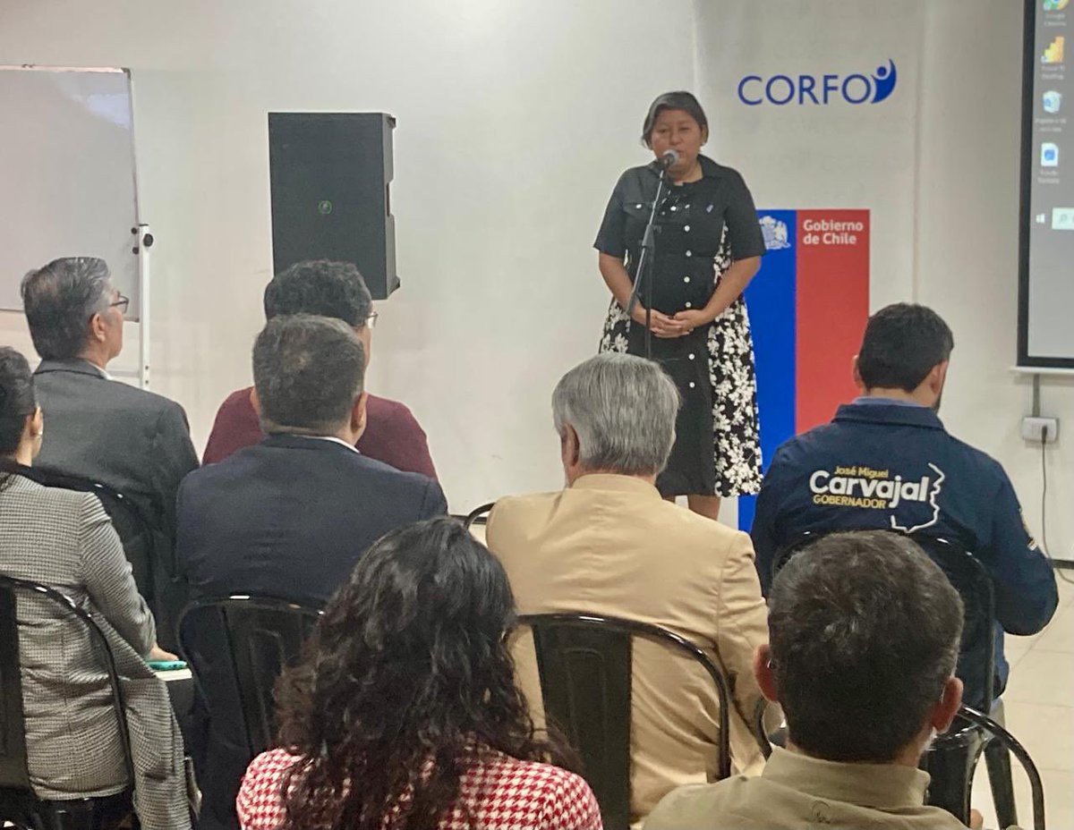 CorfoTarapaca's tweet photo. 📢‼️Nuevas convocatorias #Tarapacá‼️
Emprendedores e innovadores de la región conocieron detalles de 21 convocatorias que abrirá en los próximos días Corfo, aprobadas por el Comité de Desarrollo Productivo de Tarapacá y el Gobierno Regional a través del FNDR.
♻️💪🚀🌎✅ https://t.co/KiUgap2fVu