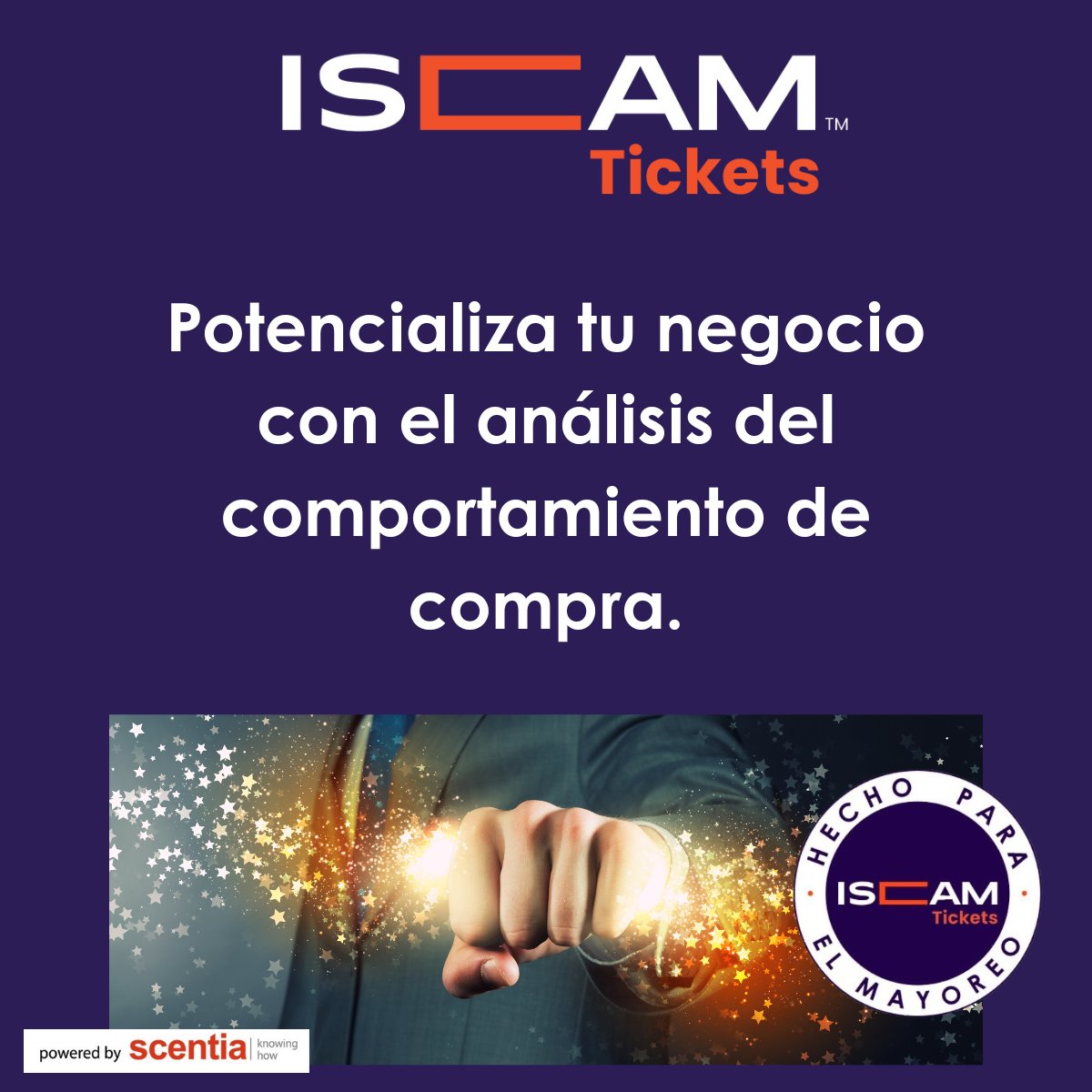 iscam_mx's tweet image. Con ISCAM Tickets impulsa el desarrollo de tu negocio aprovechando coyunturas en el mercado con nuestras recomendaciones del comportamiento de compra.
#ISCAM #ISCAMTickets #Data #Business #Intelligence #CanalMayoreo #SomosISCAM #SomosTickets #Abarrotes #shopper #scentia