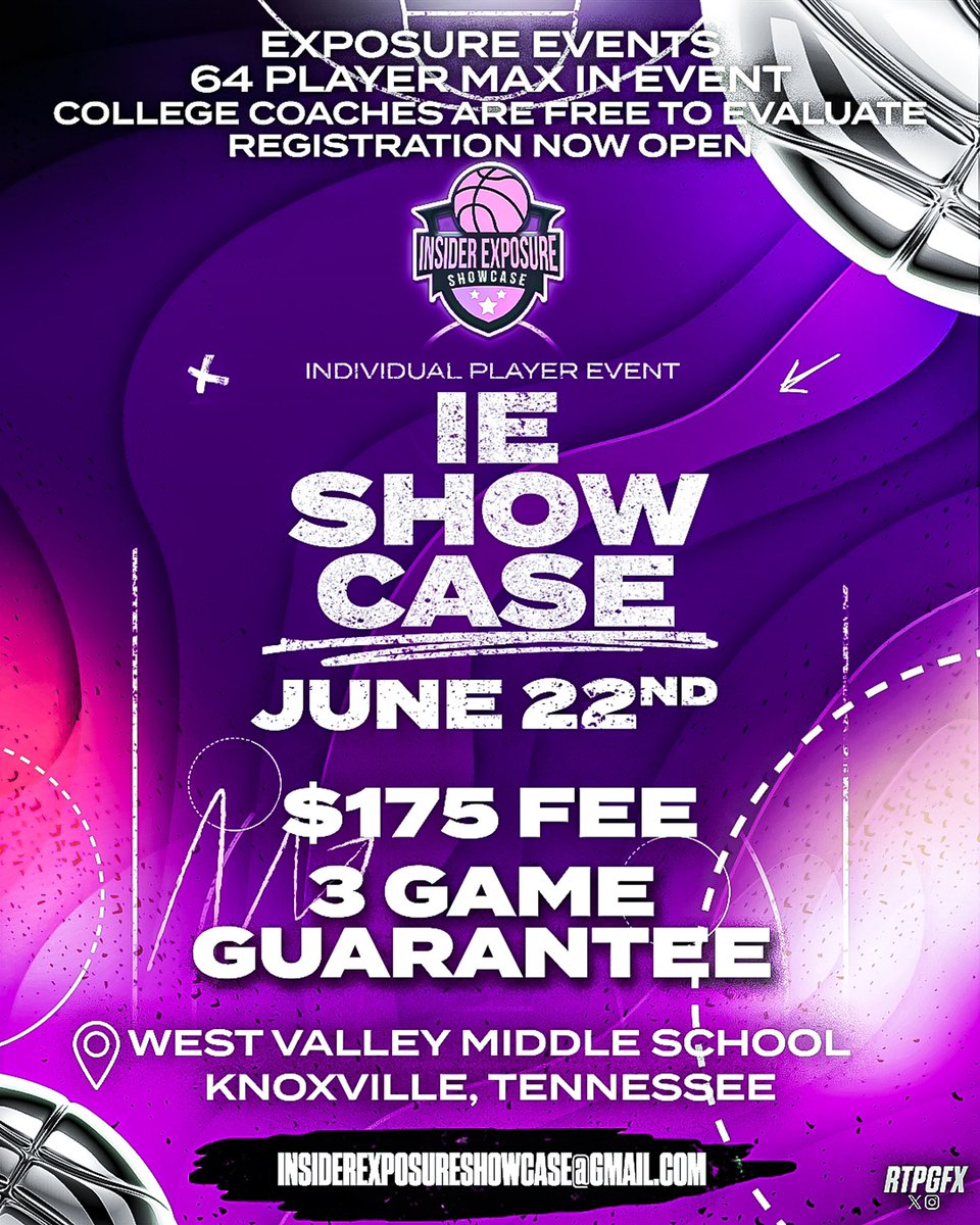 🚨 @IE_Showcase_ 🚨 We have had 15+ college coaches ask about unsigned 2024 seniors who will be at this event! If you are unsigned, you don’t want to miss this! 🔗 | form.jotform.com/241344390172148 For all information, please contact : insiderexposureshowcase@gmail.com