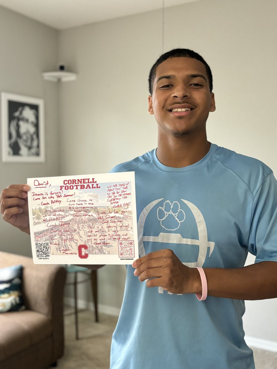 I’m so fired up to come see <a href="/BigRed_Football/">Cornell Football</a> this summer! <a href="/DanSwanstrom/">Dan Swanstrom</a> <a href="/CoachPeff/">Alex Peffley</a> <a href="/CoachNort73/">Colin Norton</a> <a href="/JaredBackus1/">Jared Backus</a> <a href="/CoachJDittman58/">Jeff Dittman</a> @BlanderCoach <a href="/CoachEFranklin/">Eric Franklin</a> <a href="/CamdenRecruits/">Camden FB Prospects</a> <a href="/COACH217ROLAND/">Travis Roland</a> #GoBigRed