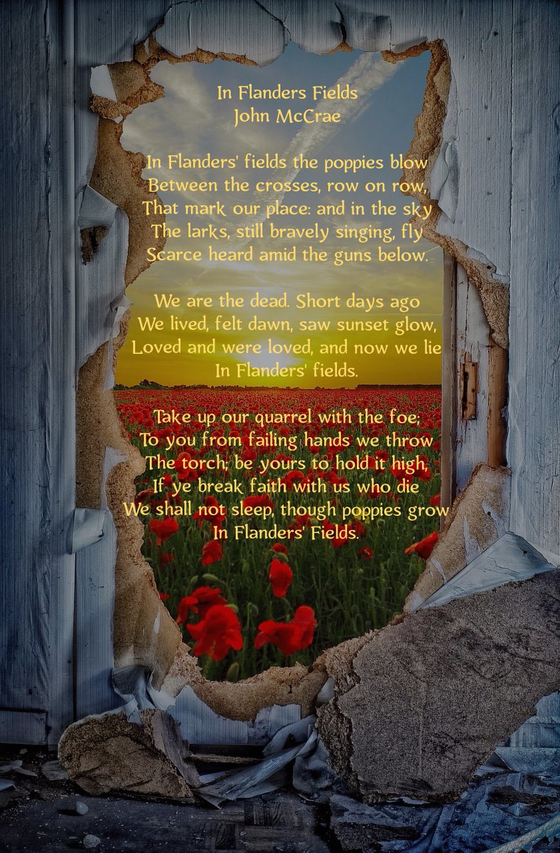 XmxHowes's tweet photo. Beautiful Poem for sale https://t.co/xJNFdb8rk3 #Soldiers #Worldwar1 #worldwarI #war #death #battle #JohnMcCrae #InFlandersFields1915 #poem #sunset #fieldofPoppies #fieldofRedPoppies #memorial #Tragedy #famousPoems #wallart https://t.co/7llksGvSMc