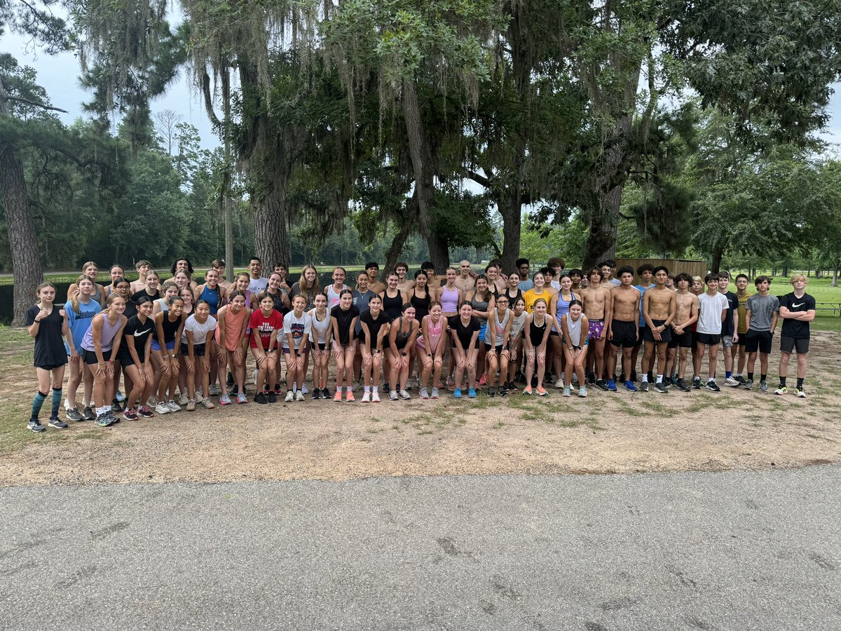 Beautiful morning to welcome our 9th graders to the 2024 XC Season!! #RainOrShine