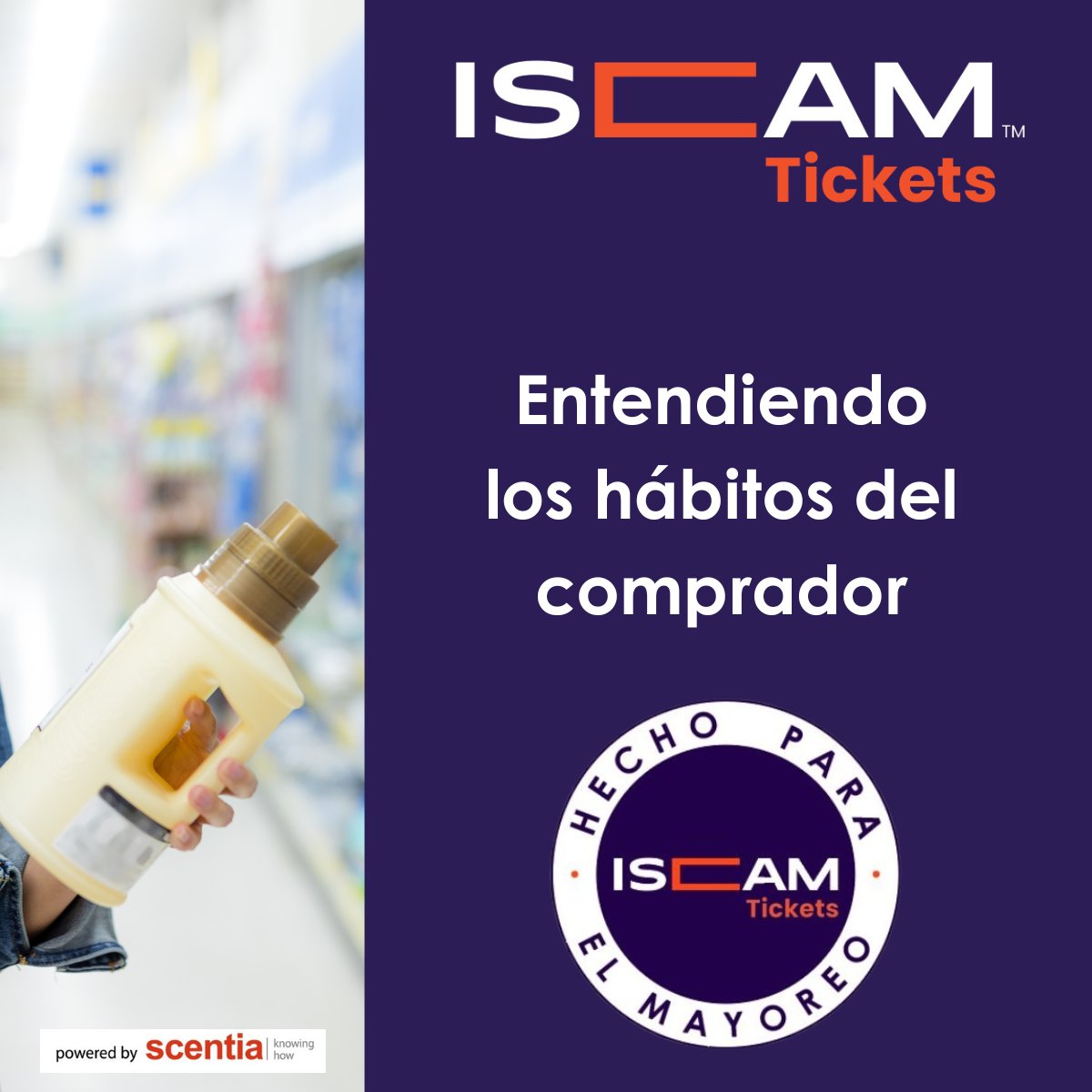 iscam_mx's tweet image. Procesamos más de 200 millones de Tickets para entender los hábitos del comprador en el Canal Mayoreo.
#ISCAM #ISCAMTickets #Data #Business #Intelligence #CanalMayoreo #SomosISCAM #SomosTickets #Abarrotes #shopper #creciendoelmayoreo #indicadornovedoso #sku #tickets #scentia