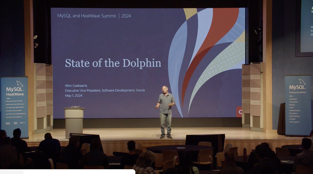 [MySQL and HeatWave Summit 2024 - Recorded Sessions] Watch the State of the Dolphin Keynote and all the Summit sessions, including use cases from Meta, CERN, Panasonic, LY Corp, and more. social.ora.cl/6017ebumV
#MySQL #MySQLHeatWave #MySQLSummit