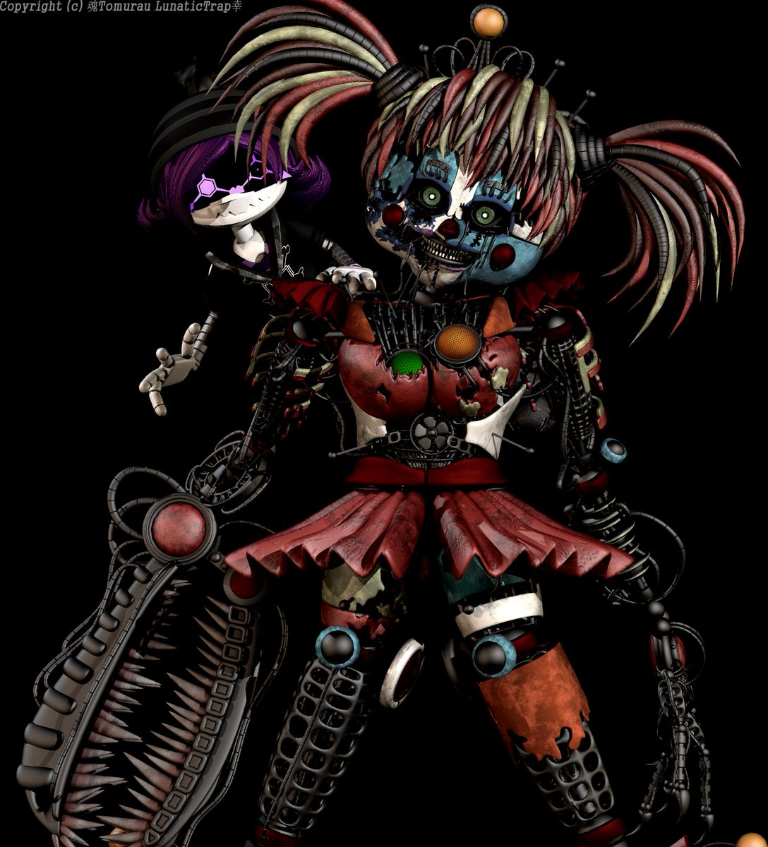 Hello

Here's another illustration from me, Scrapbaby from FNAF and Uzi from Murder Drones

'The Kingslayers'

Uzi model by: @Maki1840155 /Port By: @IanVera13416027

Enjoy 🖤✡

#murderdronesfannart #murderdrones #FNaF #fnaffanart #fnafart #circusbaby #FFPS #art #artwork #3dart