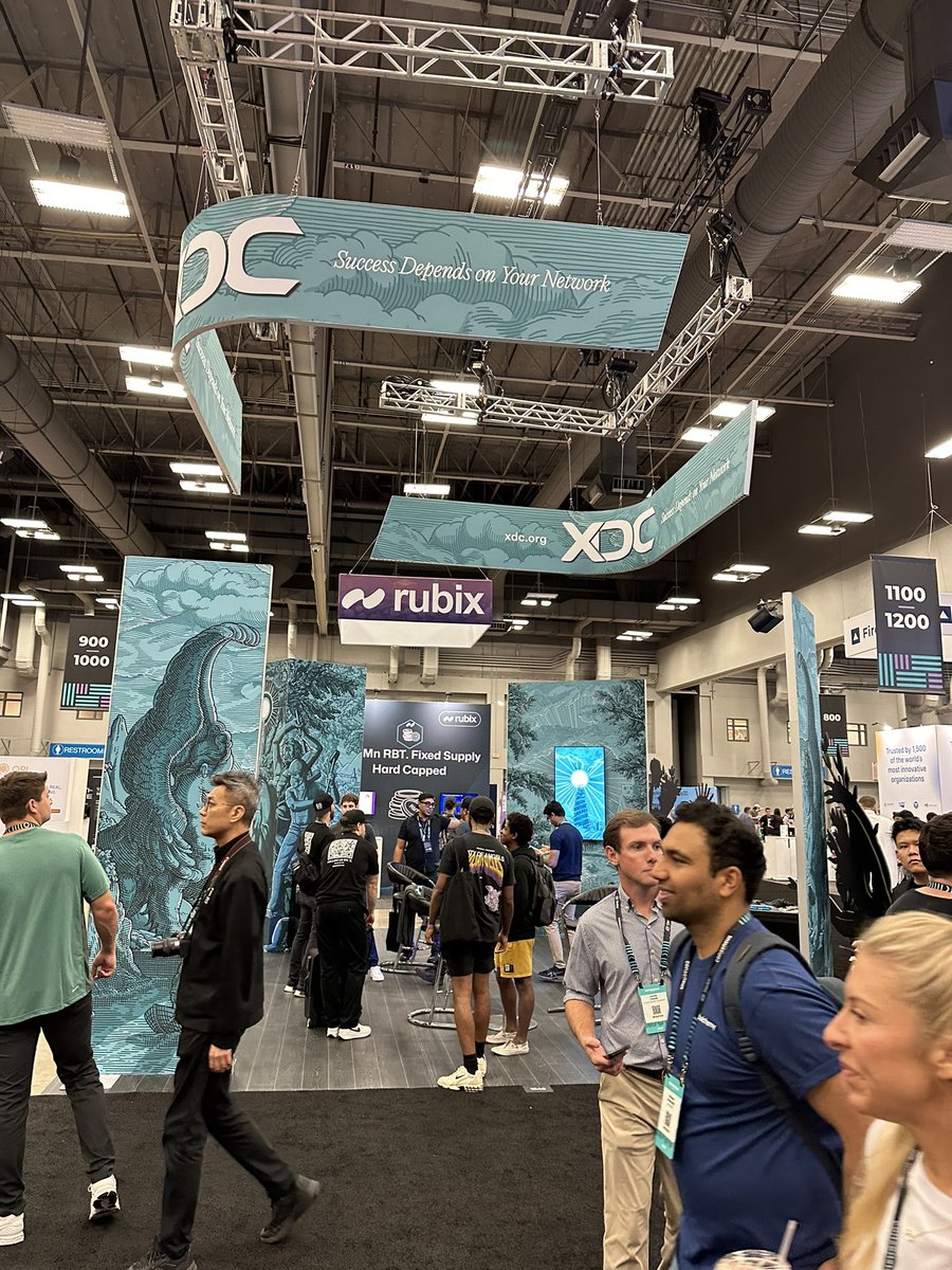 📢 Excitement is in the air as we kick off day 1 of Consensus 2024, sponsored by @CoinDesk! Swing by booth #1248 for some fun giveaways and to dive into the #XDCNetwork. Learn more about the event here: consensus2024.coindesk.com/about-us/ #Consensus2024 #XDC