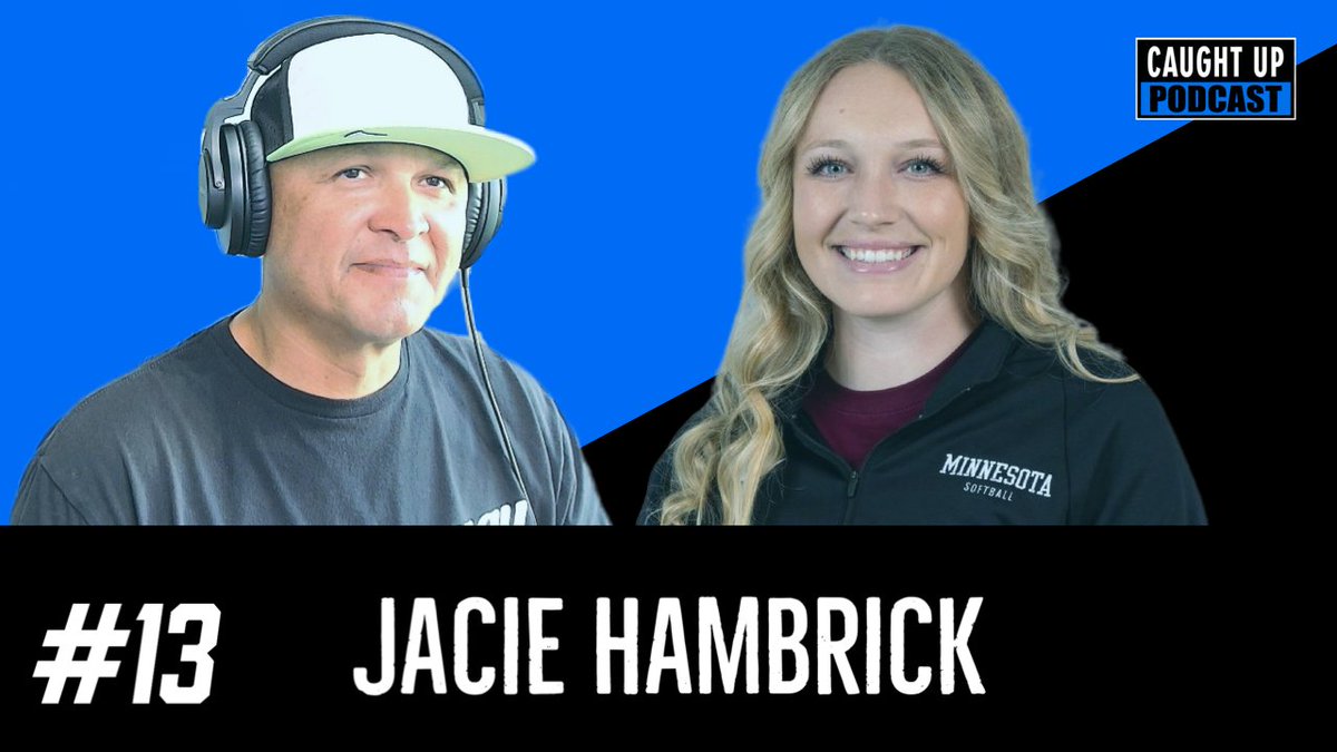 CoachKayeAZ's tweet photo. I got Caught Up with recently graduated RHP @HambrickJacie  from @GopherSoftball We talk about her journey and what she learned about herself and what she thinks could help younger players!

https://t.co/bvYEmW3Az8

#podcast #caughtup #athlete #coaches #collegesoftball #pitching https://t.co/HwTUogezx1