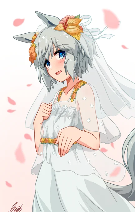 花嫁セイちゃんがあまりにも可愛すぎる#ウマ娘 