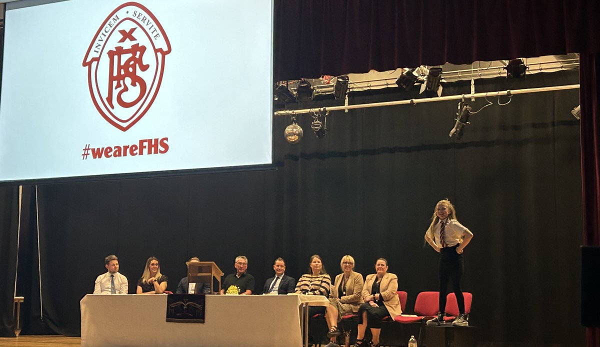 Delighted to get a sneak peak of next week’s school show <a href="/FalkirkHigh/">Falkirk High School</a> at today’s Junior Prizegiving ceremony. 

Millie performed as Matilda singing ‘Naughty’ &amp; it’s safe to say the excitement is real for next weeks show!

Tickets on sale in G39 or on the night 🎫🎭