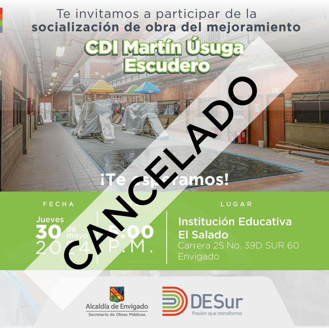 Obras Públicas Envigado tweet media