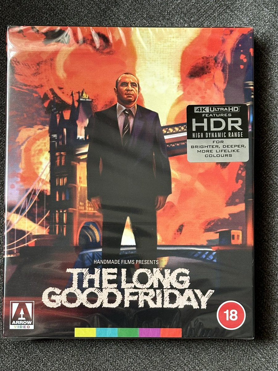 Another new 4K for the collection. The long Good Friday   A great British gangster movie 👌 @ArrowFilmsVideo @hmvtweets #4KUHD #physicalmedia