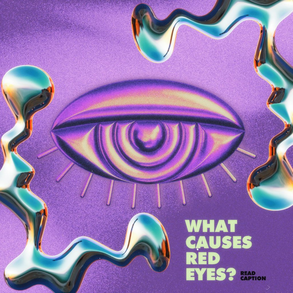 Ever wonder why your favourite plant gives you that telltale scarlet stare? 🌿👀

It's all about the drop in pressure and increased blood flow caused by THC, turning your peepers into ripe cherries 🍒